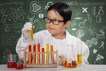a young laboratory scientist